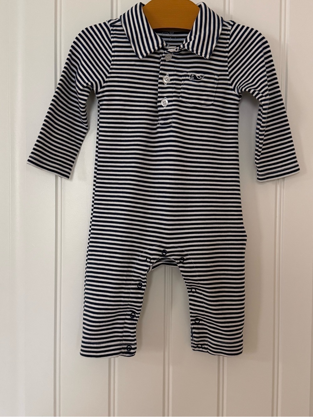 Vineyard Vines Baby Boy Striped Pima Cotton Romper 3-6M